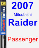 Passenger Wiper Blade for 2007 Mitsubishi Raider - Vision Saver