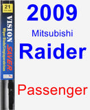 Passenger Wiper Blade for 2009 Mitsubishi Raider - Vision Saver