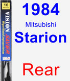 Rear Wiper Blade for 1984 Mitsubishi Starion - Vision Saver