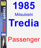 Passenger Wiper Blade for 1985 Mitsubishi Tredia - Vision Saver