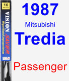 Passenger Wiper Blade for 1987 Mitsubishi Tredia - Vision Saver