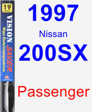 Passenger Wiper Blade for 1997 Nissan 200SX - Vision Saver