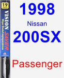 Passenger Wiper Blade for 1998 Nissan 200SX - Vision Saver