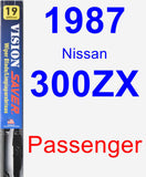 Passenger Wiper Blade for 1987 Nissan 300ZX - Vision Saver