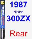 Rear Wiper Blade for 1987 Nissan 300ZX - Vision Saver