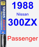 Passenger Wiper Blade for 1988 Nissan 300ZX - Vision Saver