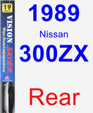 Rear Wiper Blade for 1989 Nissan 300ZX - Vision Saver