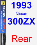 Rear Wiper Blade for 1993 Nissan 300ZX - Vision Saver