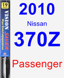 Passenger Wiper Blade for 2010 Nissan 370Z - Vision Saver