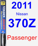 Passenger Wiper Blade for 2011 Nissan 370Z - Vision Saver