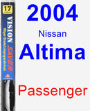 Passenger Wiper Blade for 2004 Nissan Altima - Vision Saver