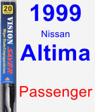 Passenger Wiper Blade for 1999 Nissan Altima - Vision Saver