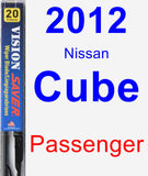 Passenger Wiper Blade for 2012 Nissan Cube - Vision Saver