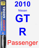 Passenger Wiper Blade for 2010 Nissan GT-R - Vision Saver