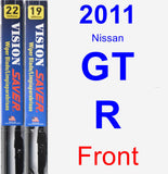 Front Wiper Blade Pack for 2011 Nissan GT-R - Vision Saver