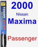 Passenger Wiper Blade for 2000 Nissan Maxima - Vision Saver