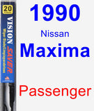 Passenger Wiper Blade for 1990 Nissan Maxima - Vision Saver