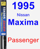 Passenger Wiper Blade for 1995 Nissan Maxima - Vision Saver