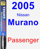 Passenger Wiper Blade for 2005 Nissan Murano - Vision Saver