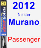 Passenger Wiper Blade for 2012 Nissan Murano - Vision Saver