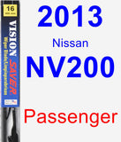 Passenger Wiper Blade for 2013 Nissan NV200 - Vision Saver