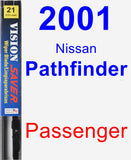 Passenger Wiper Blade for 2001 Nissan Pathfinder - Vision Saver