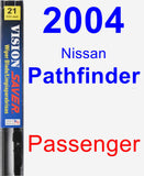 Passenger Wiper Blade for 2004 Nissan Pathfinder - Vision Saver