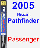 Passenger Wiper Blade for 2005 Nissan Pathfinder - Vision Saver
