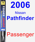 Passenger Wiper Blade for 2006 Nissan Pathfinder - Vision Saver