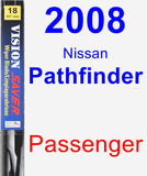 Passenger Wiper Blade for 2008 Nissan Pathfinder - Vision Saver