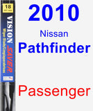 Passenger Wiper Blade for 2010 Nissan Pathfinder - Vision Saver