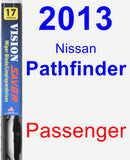 Passenger Wiper Blade for 2013 Nissan Pathfinder - Vision Saver
