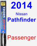 Passenger Wiper Blade for 2014 Nissan Pathfinder - Vision Saver