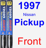 Front Wiper Blade Pack for 1997 Nissan Pickup - Vision Saver