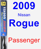 Passenger Wiper Blade for 2009 Nissan Rogue - Vision Saver