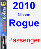 Passenger Wiper Blade for 2010 Nissan Rogue - Vision Saver