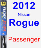 Passenger Wiper Blade for 2012 Nissan Rogue - Vision Saver