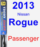 Passenger Wiper Blade for 2013 Nissan Rogue - Vision Saver
