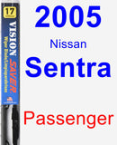 Passenger Wiper Blade for 2005 Nissan Sentra - Vision Saver