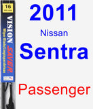 Passenger Wiper Blade for 2011 Nissan Sentra - Vision Saver