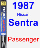 Passenger Wiper Blade for 1987 Nissan Sentra - Vision Saver