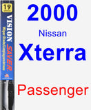 Passenger Wiper Blade for 2000 Nissan Xterra - Vision Saver