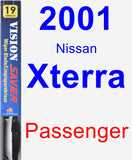 Passenger Wiper Blade for 2001 Nissan Xterra - Vision Saver