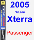 Passenger Wiper Blade for 2005 Nissan Xterra - Vision Saver