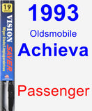 Passenger Wiper Blade for 1993 Oldsmobile Achieva - Vision Saver