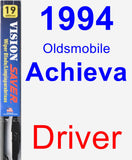 Driver Wiper Blade for 1994 Oldsmobile Achieva - Vision Saver