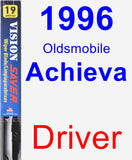 Driver Wiper Blade for 1996 Oldsmobile Achieva - Vision Saver