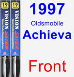 Front Wiper Blade Pack for 1997 Oldsmobile Achieva - Vision Saver