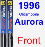 Front Wiper Blade Pack for 1996 Oldsmobile Aurora - Vision Saver