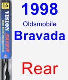 Rear Wiper Blade for 1998 Oldsmobile Bravada - Vision Saver